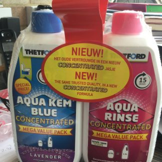 Thetford Aqua Kem Duo Pack Blue Lavender & Pink Rinse Concentrated